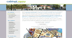 Desktop Screenshot of cabinet-remy.fr