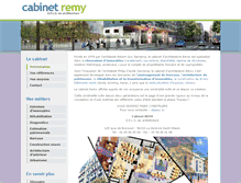 Tablet Screenshot of cabinet-remy.fr
